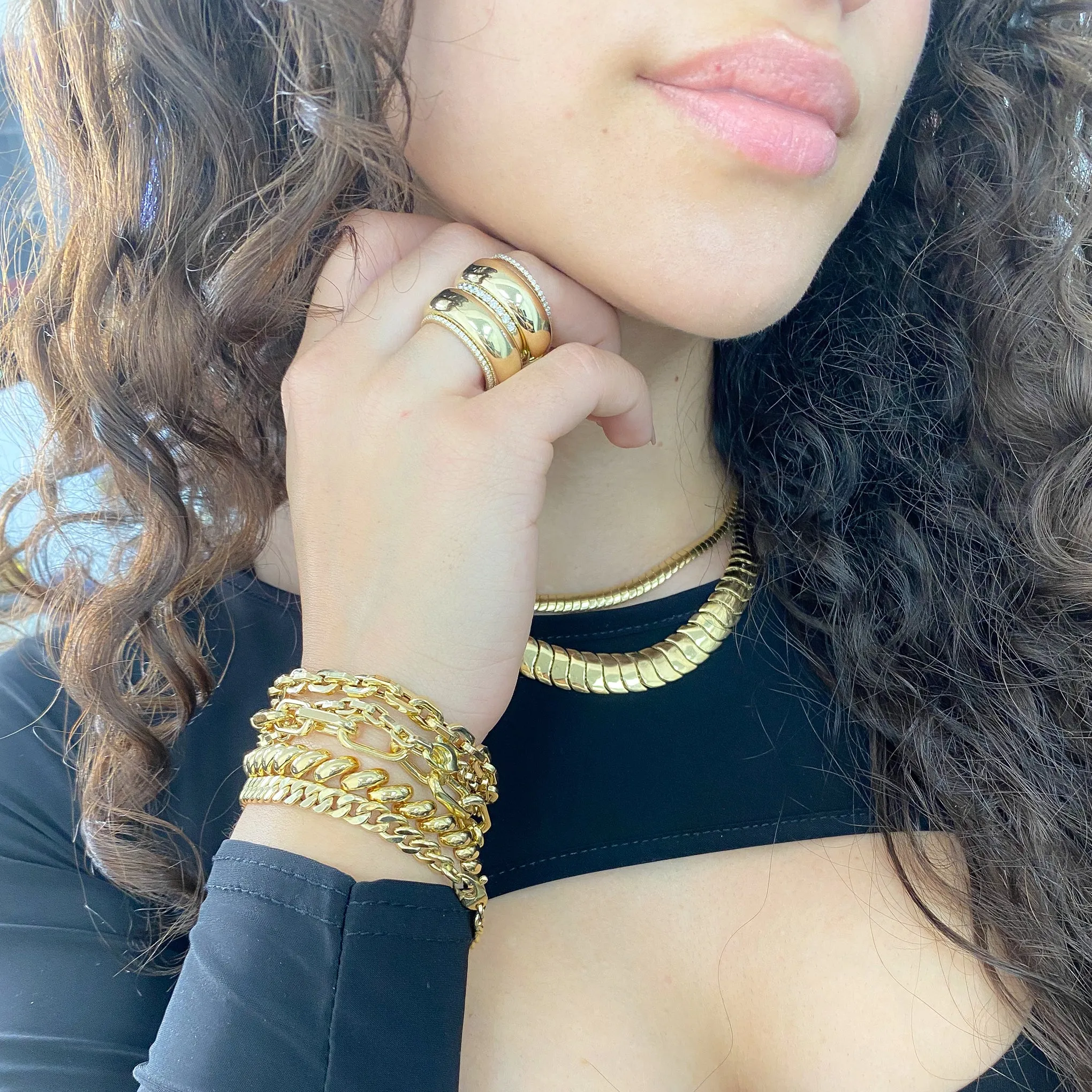 14K Gold San Marcos Chain Bracelet