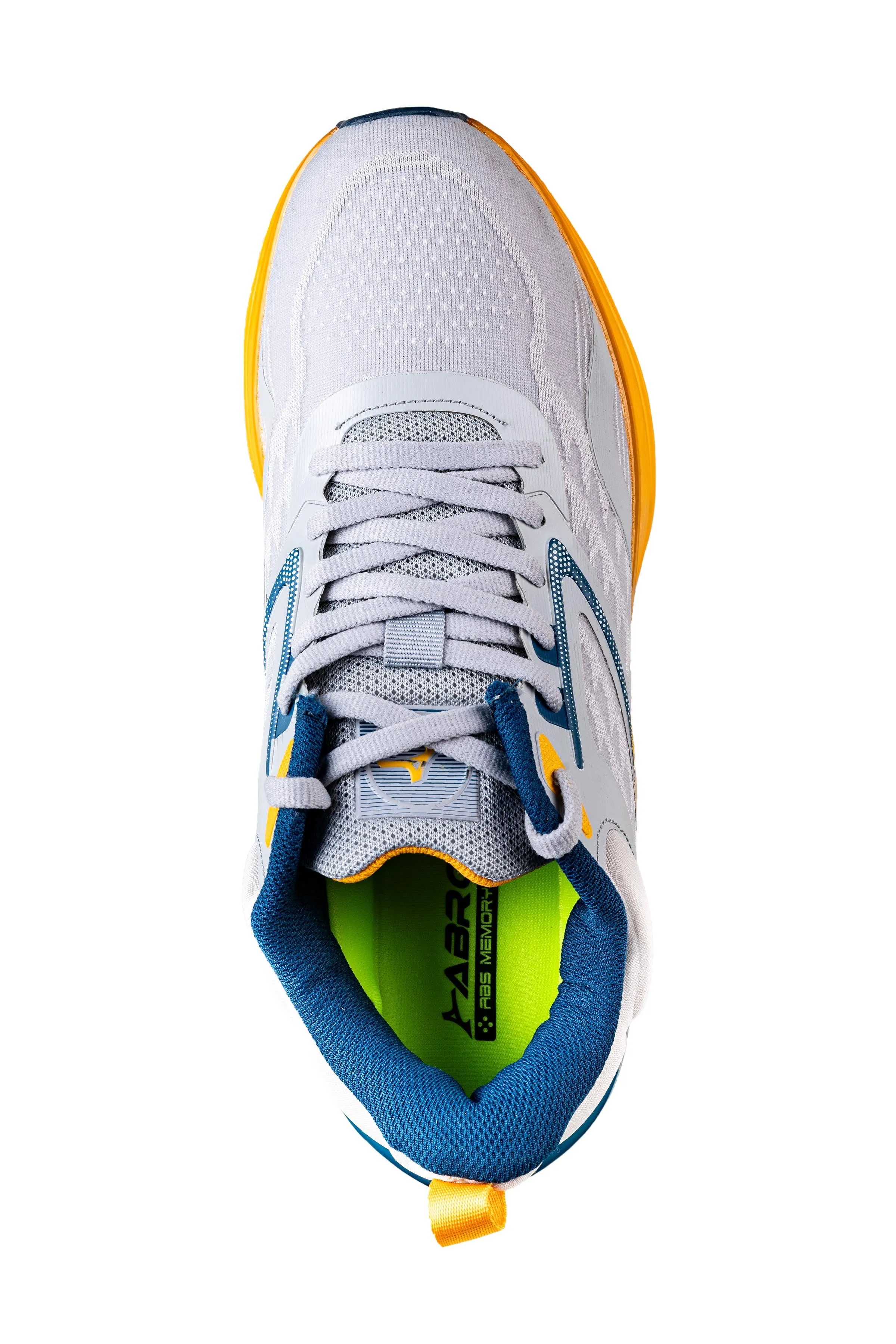 Abros Gents L. Grey / Teal Sports Shoe