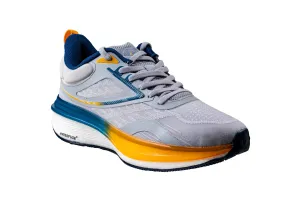 Abros Gents L. Grey / Teal Sports Shoe
