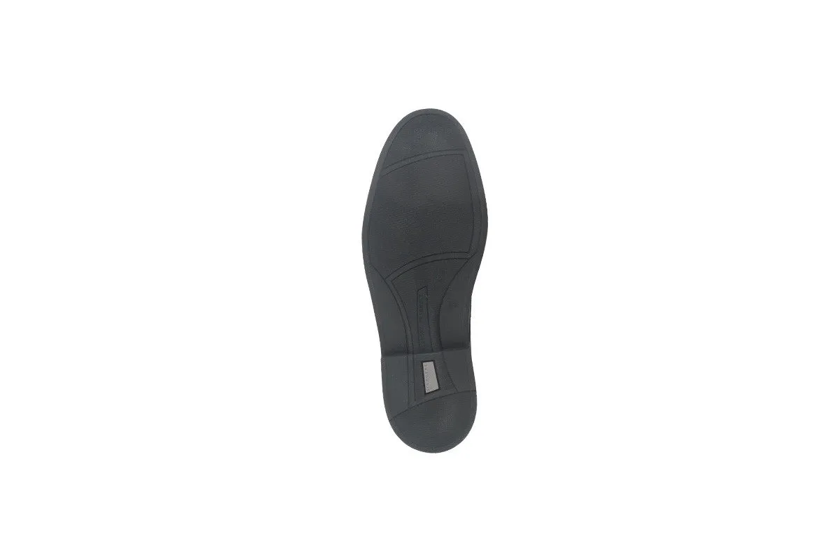 Accent Black Brogue Derby Shoes