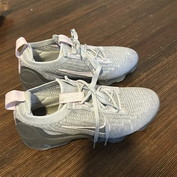 Air VaporMax 2021 Flyknit GS 'Pure Platinum Pink Foam' Youth