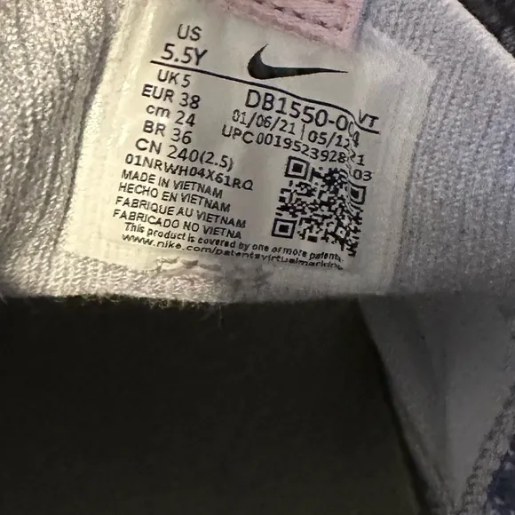 Air VaporMax 2021 Flyknit GS 'Pure Platinum Pink Foam' Youth