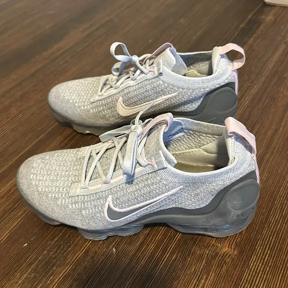 Air VaporMax 2021 Flyknit GS 'Pure Platinum Pink Foam' Youth