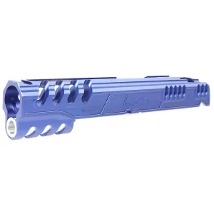 Airsoft Masterpiece Limcat 'SpeedCat' Standard Slide for Tokyo Marui Hi-Capa / 1911-Blue(New Pattern)