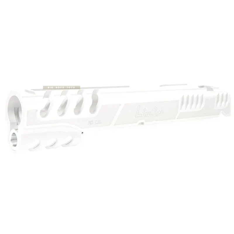 Airsoft Masterpiece Limcat 'SpeedCat' Standard Slide for Tokyo Marui Hi-Capa / 1911-Silver(New Pattern)