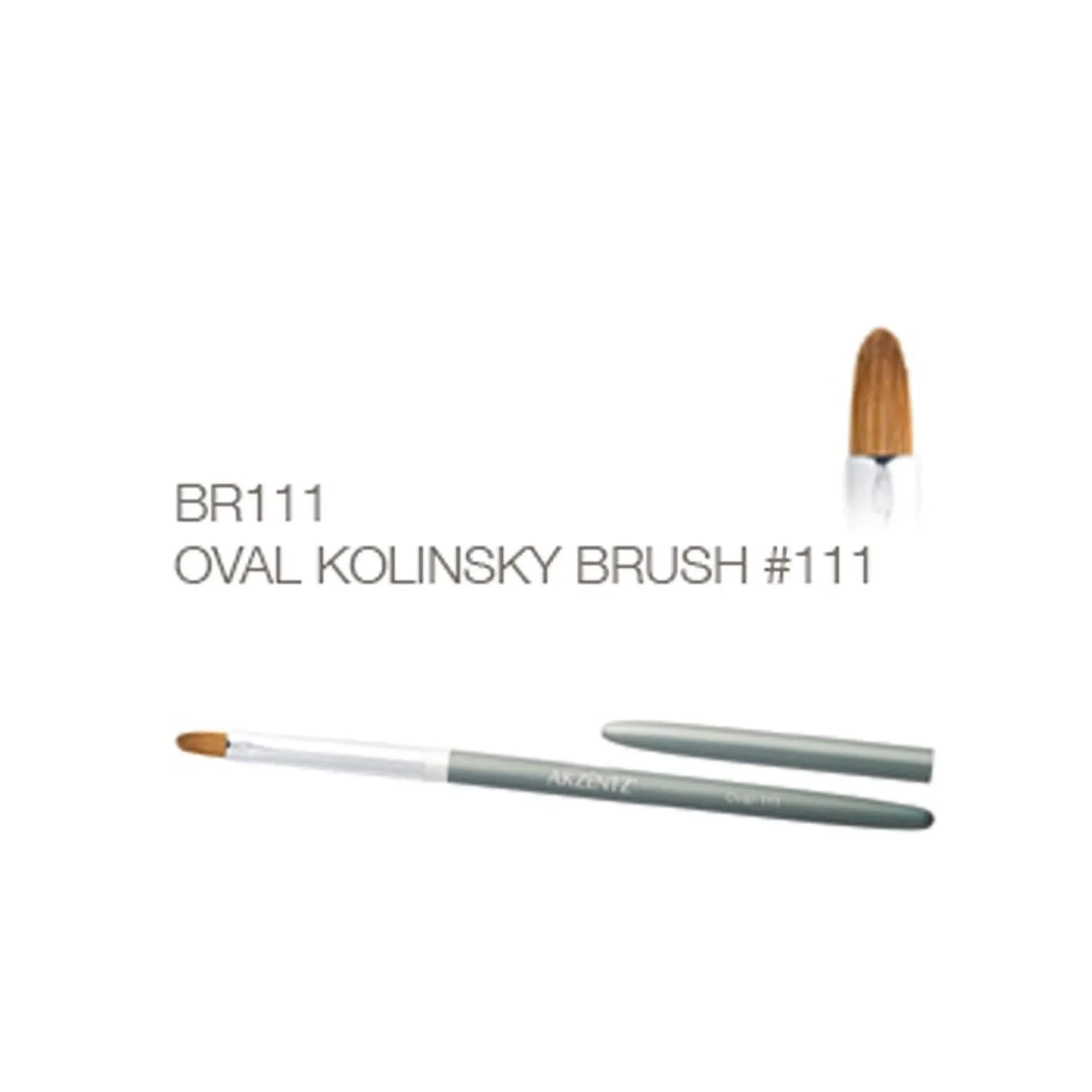 Akzentz Luxury Kolinsky Brush Oval #111