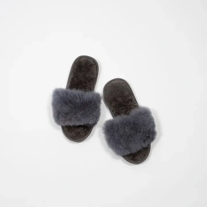 Alpaca Fur Slides