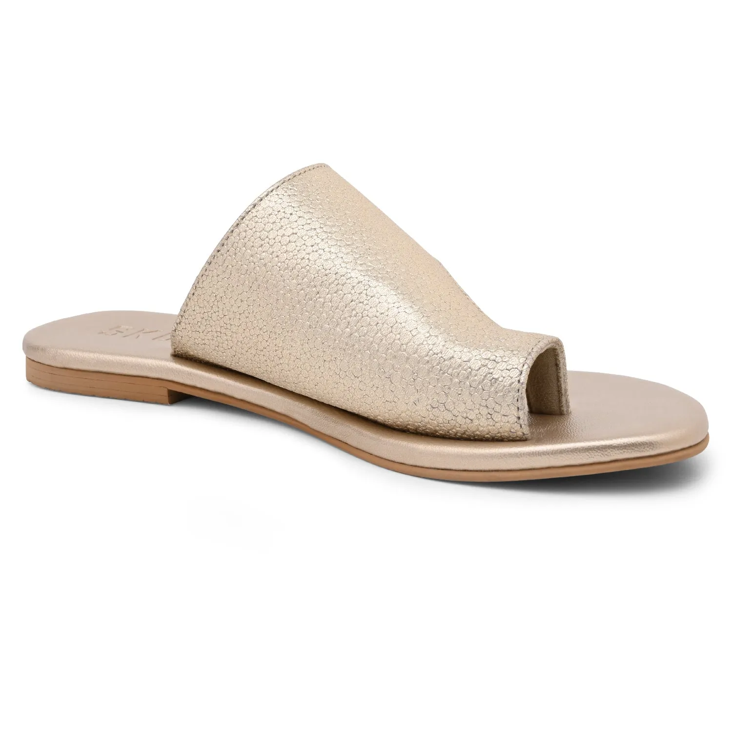 Amalfi in Gold Flats For Women