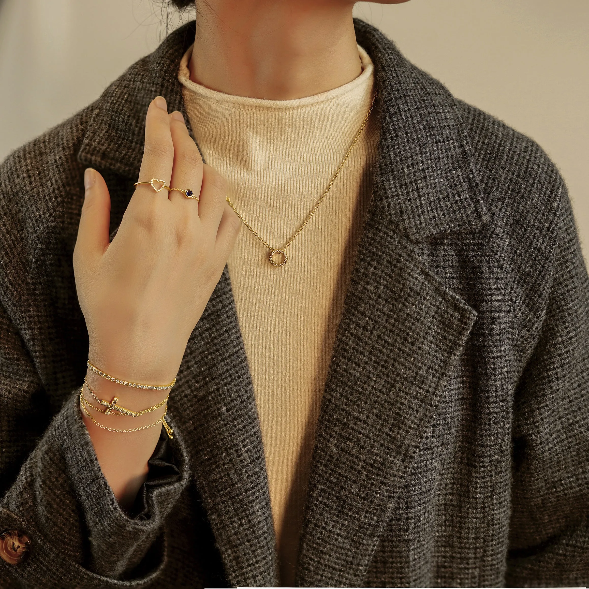 Baby Box Chain Bolo Bracelet