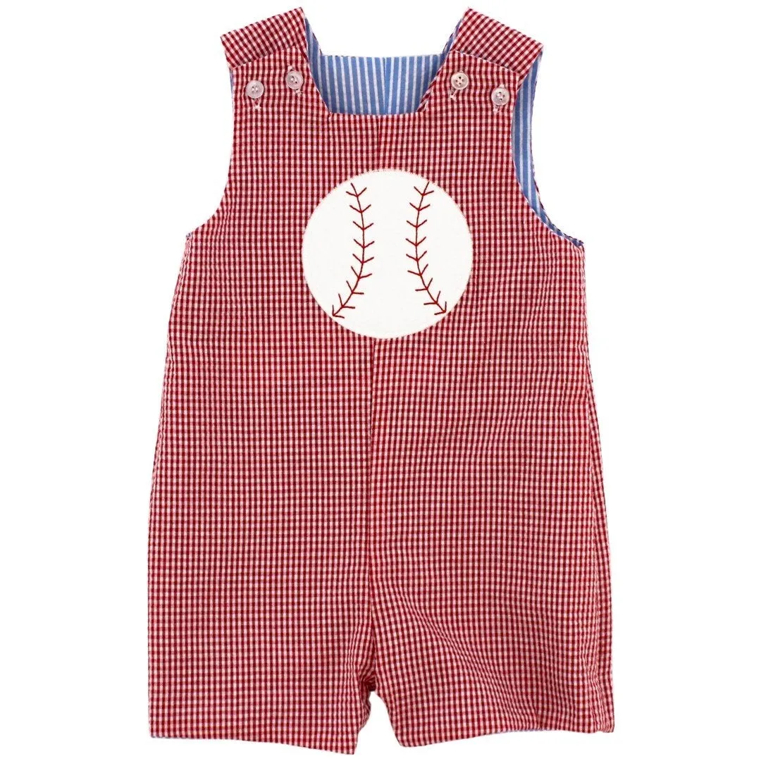 Bailey Boys Reversible John John - Tug Tug Your Boat