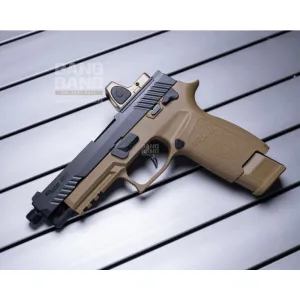 Bang Bang Custom SIG AIR P320 M17 Aluminum Slide Complete Pistol with Red Dot -Two Tone