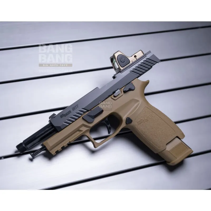 Bang Bang Custom SIG AIR P320 M17 Aluminum Slide Complete Pistol with Red Dot -Two Tone