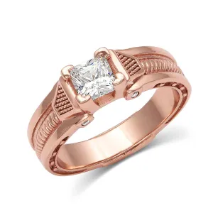 BGRG3419RG-7 Ring Horse Shoe & Nail CZ