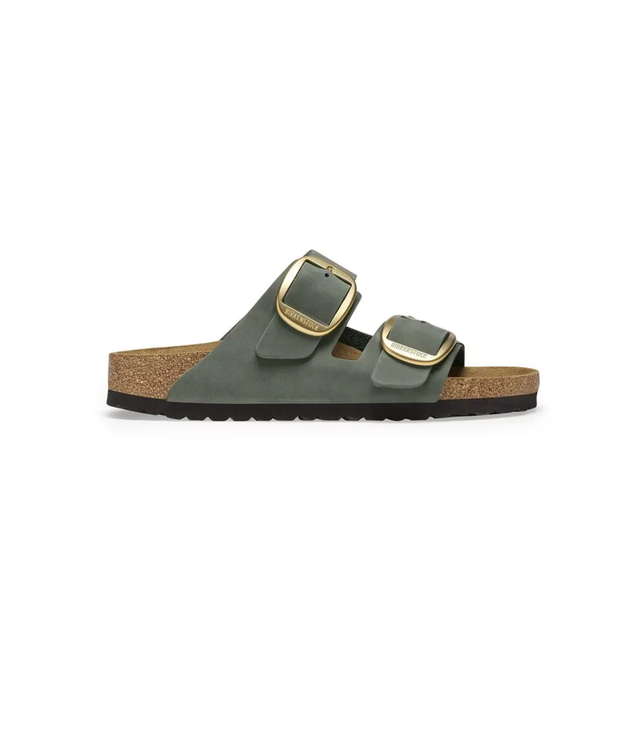 Birkenstock Arizona Big Buckle Nubuck Leather Thyme Sandals