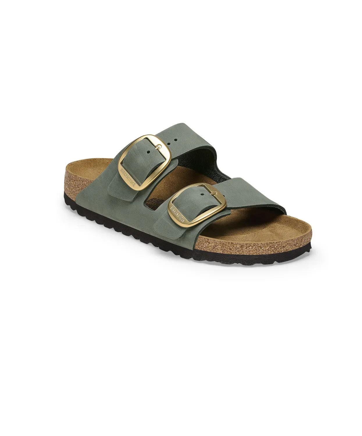 Birkenstock Arizona Big Buckle Nubuck Leather Thyme Sandals