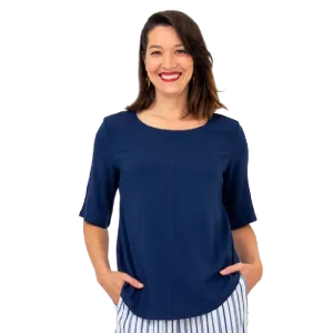 Blue Sky Liza Top Indigo