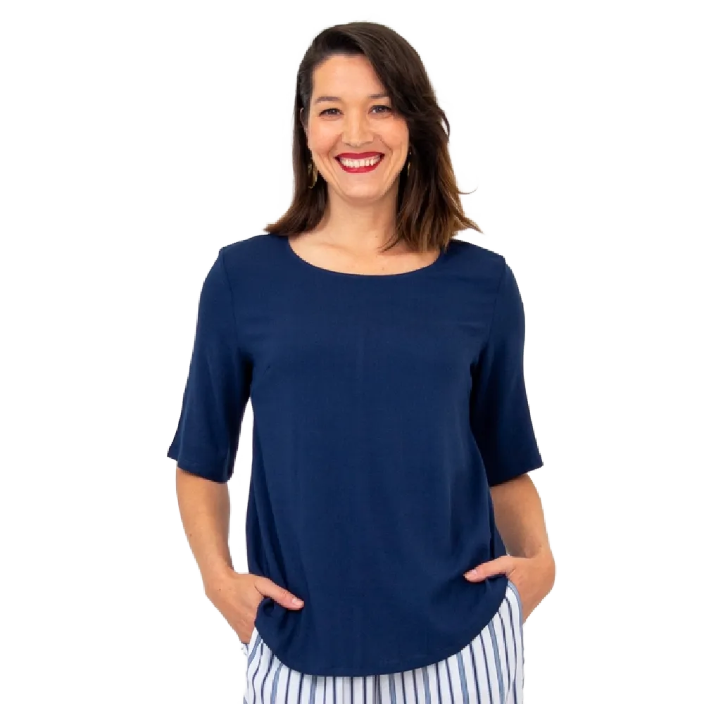 Blue Sky Liza Top Indigo