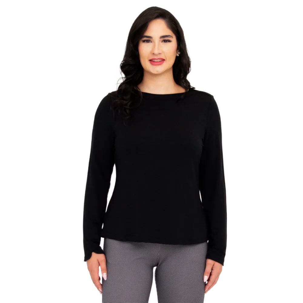 Blue Sky Mona Top Black
