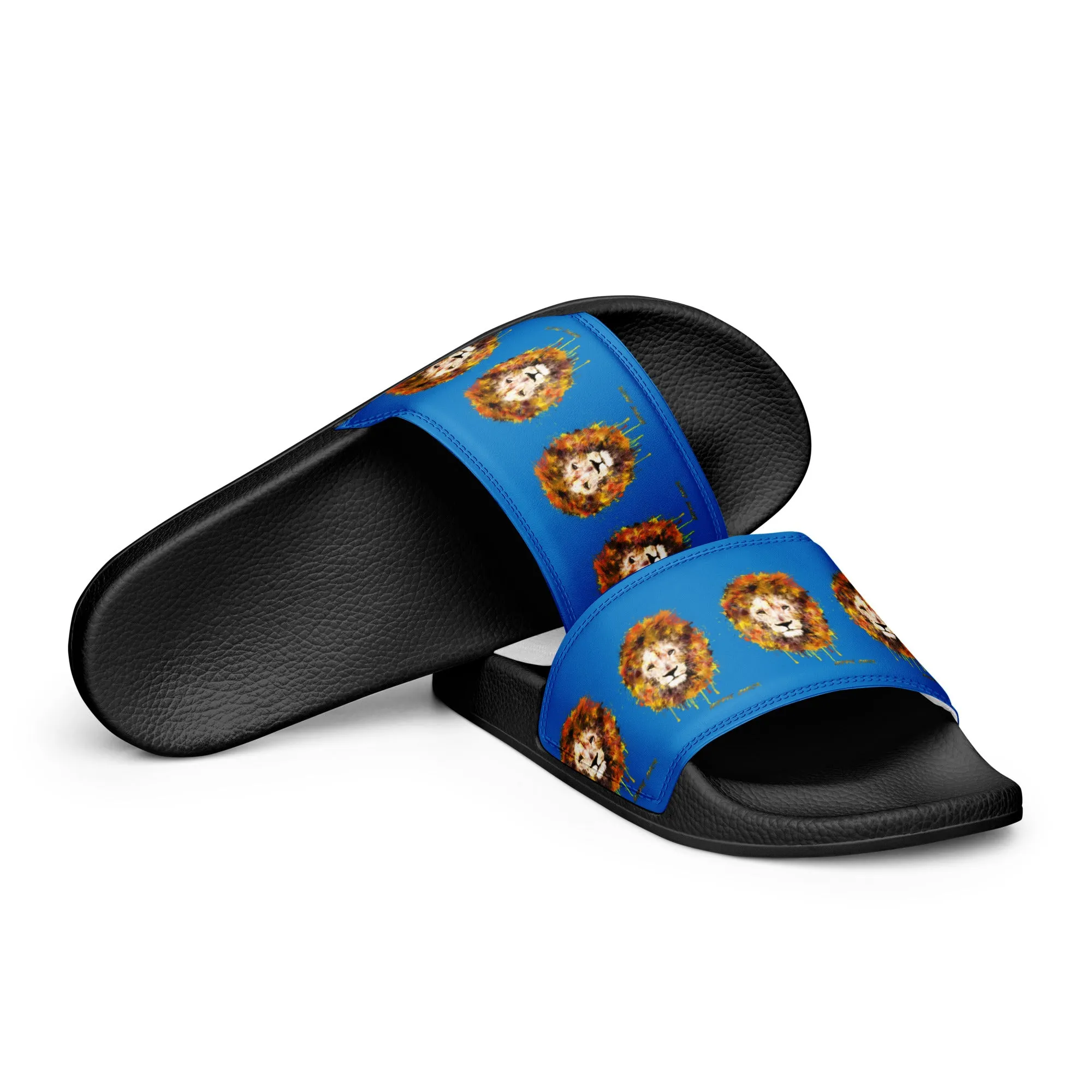 Blue Women's Slides
