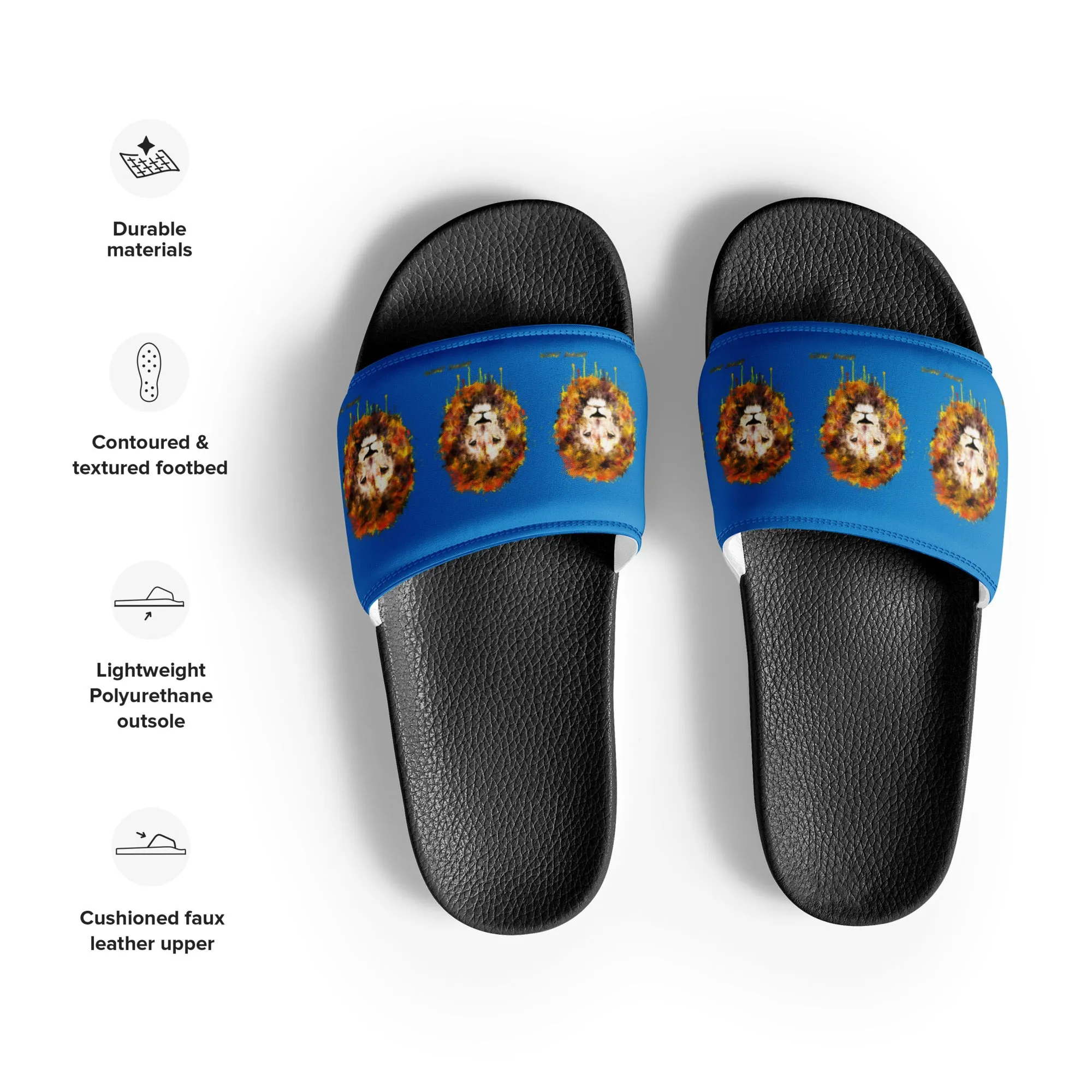 Blue Women's Slides