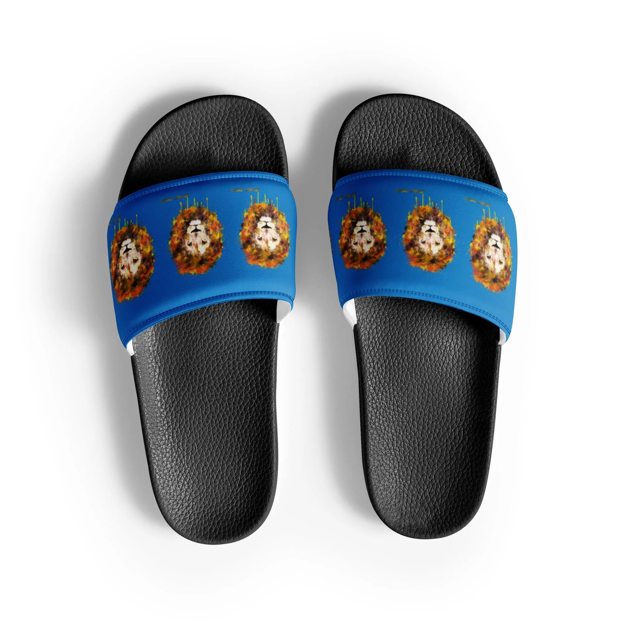 Blue Women's Slides