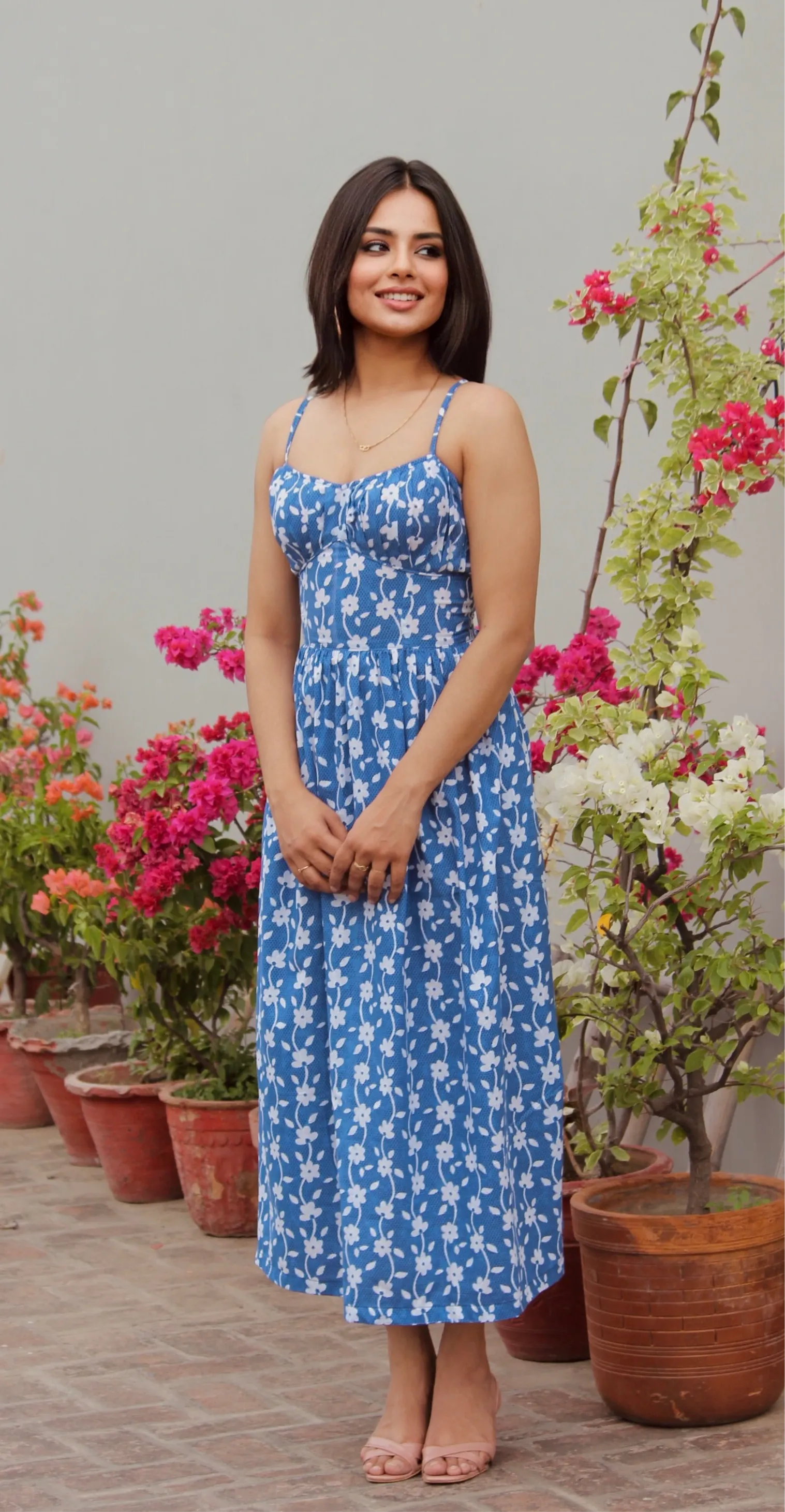 Bluebell Corset Midi Dress