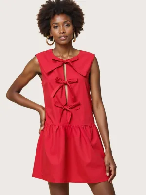 Bow Mini Shift Dress
