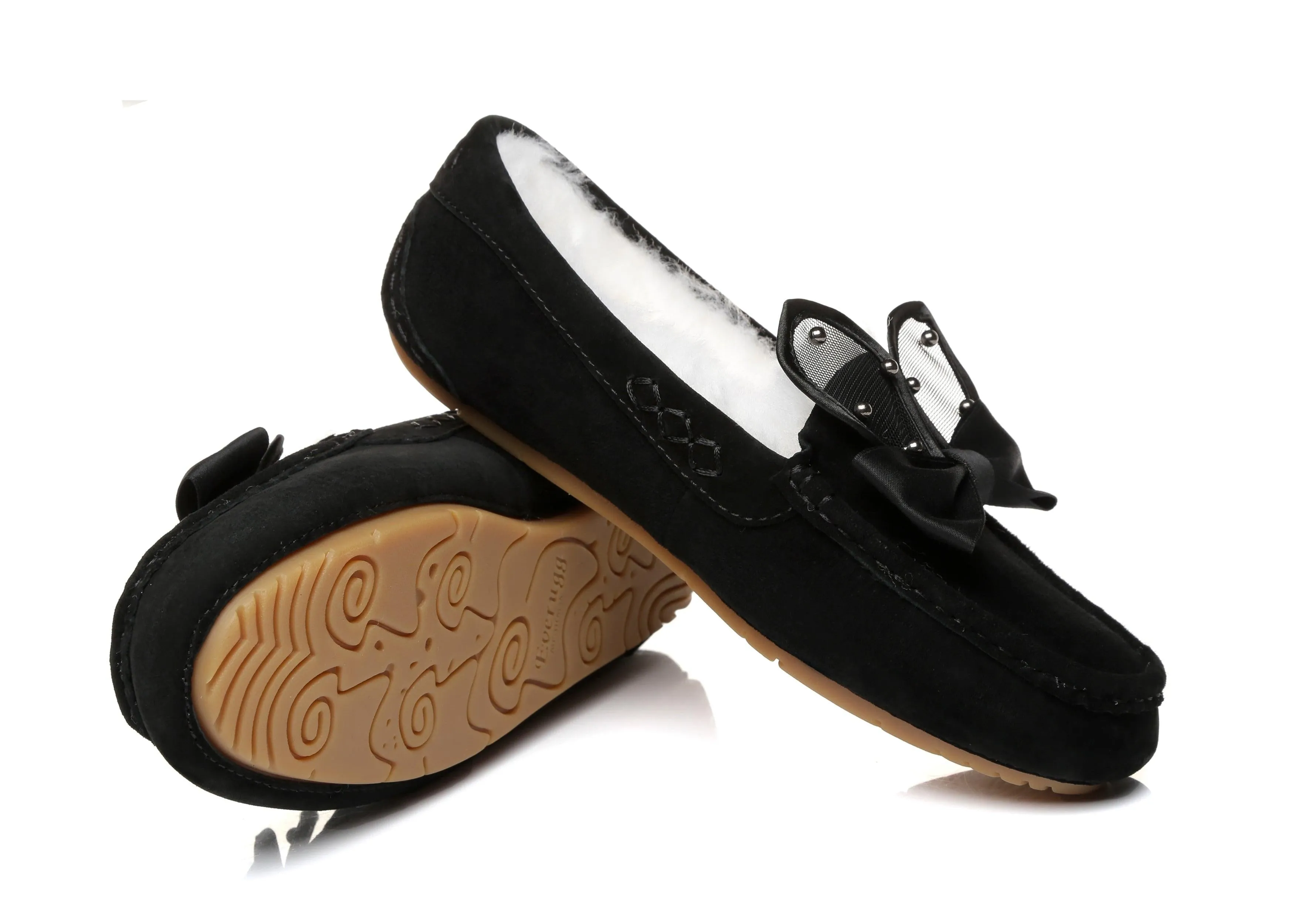 Casual Flats Women Wabbit Moccasin