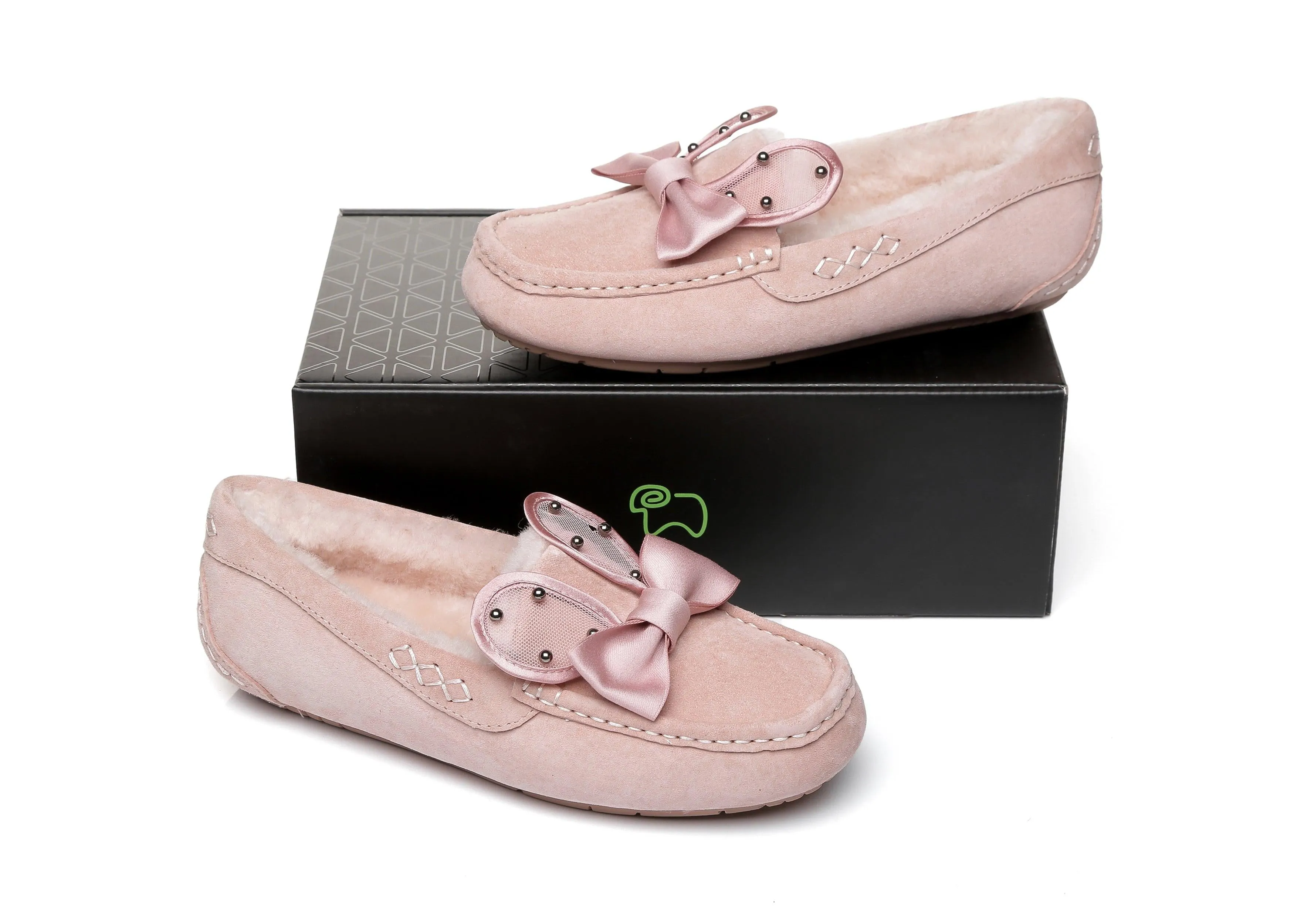 Casual Flats Women Wabbit Moccasin