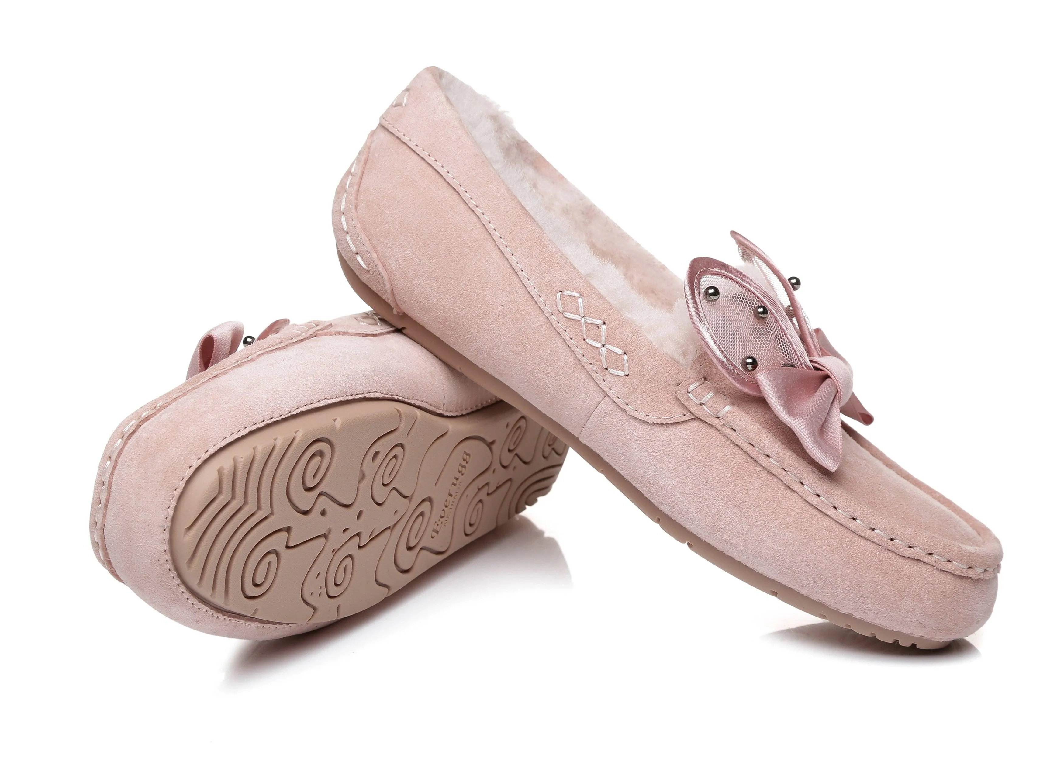 Casual Flats Women Wabbit Moccasin