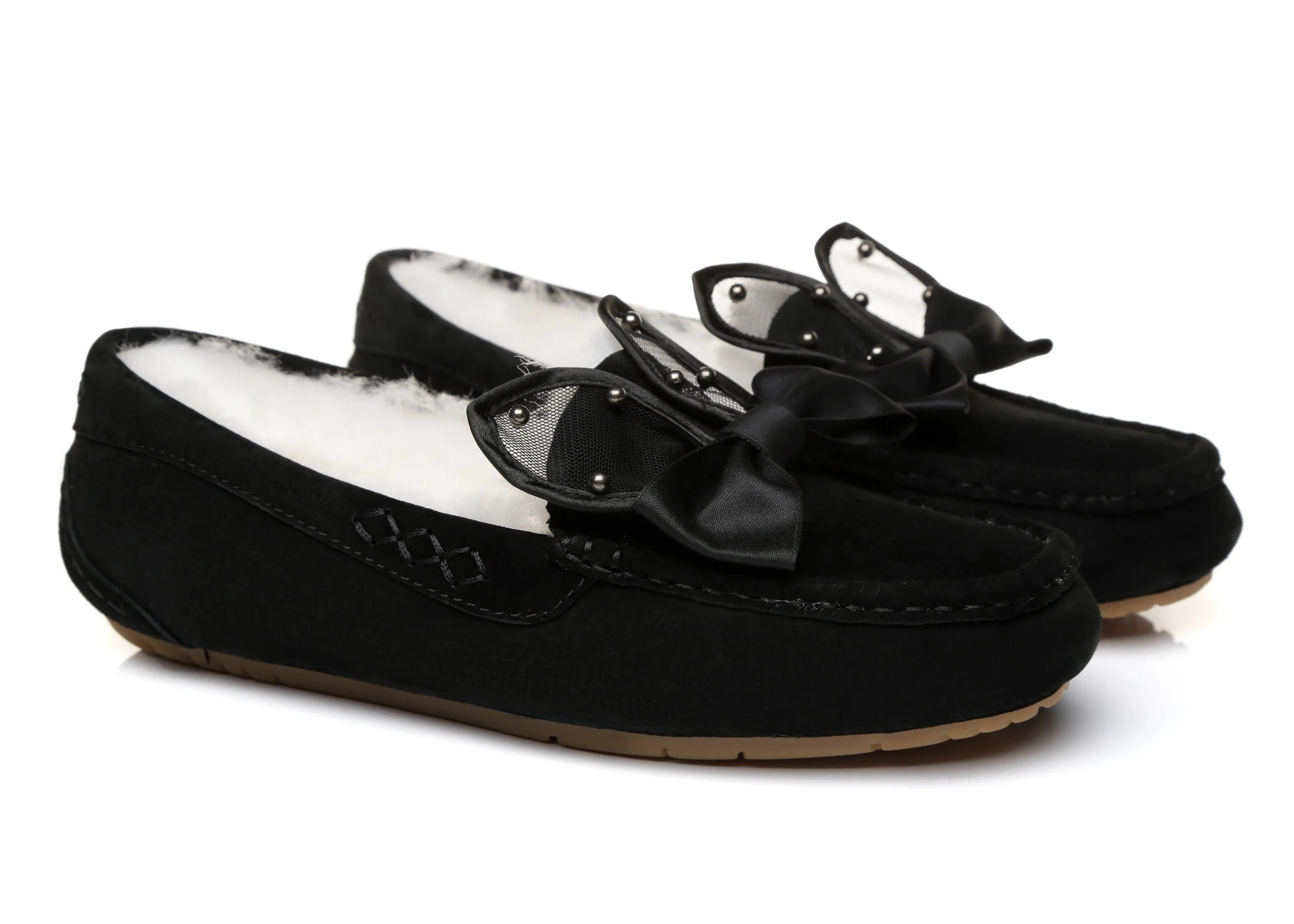 Casual Flats Women Wabbit Moccasin