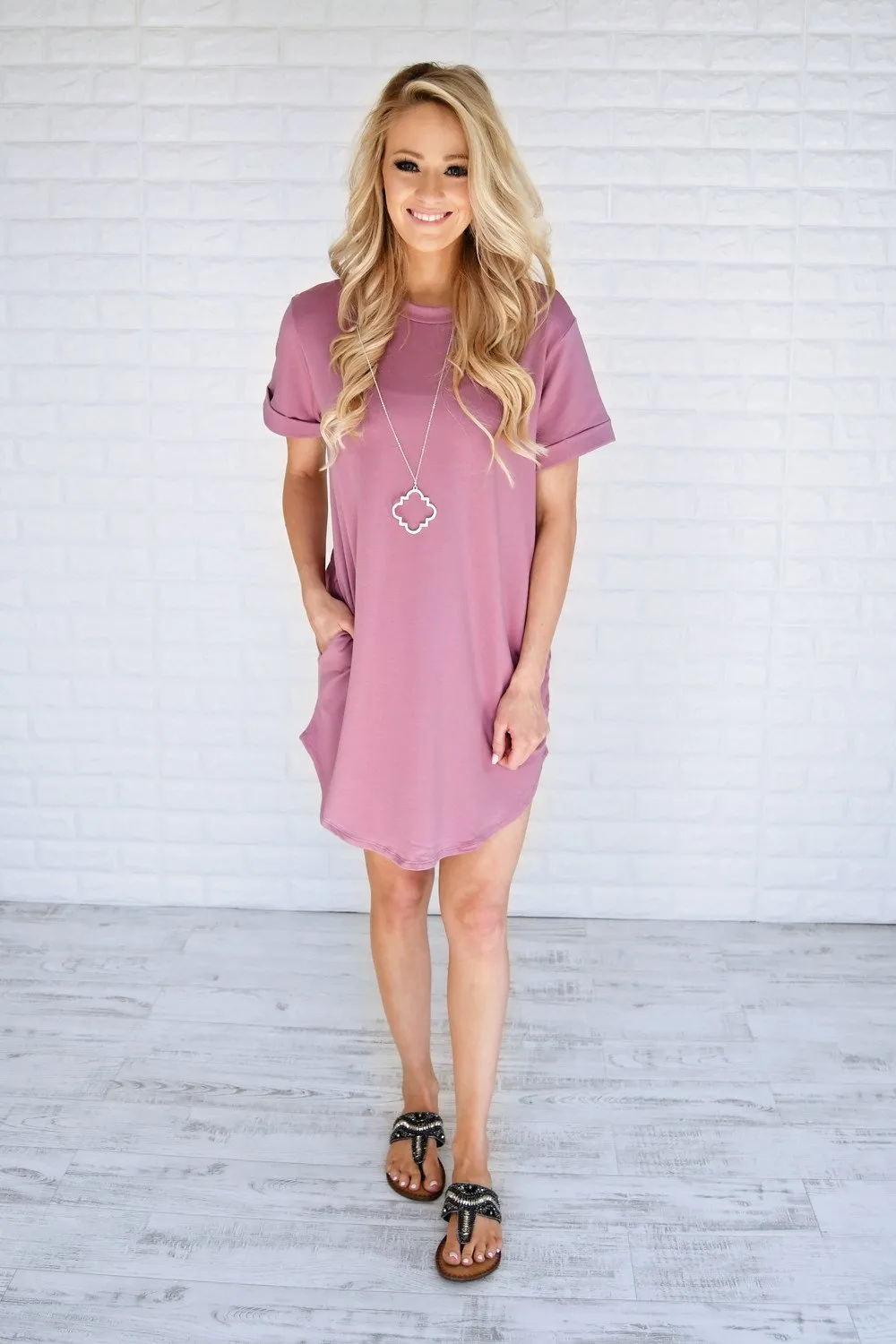 Cherish Me Tee Shirt Dress