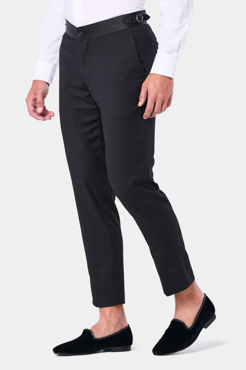 Classic Black Notch Lapel 2 Button Tuxedo