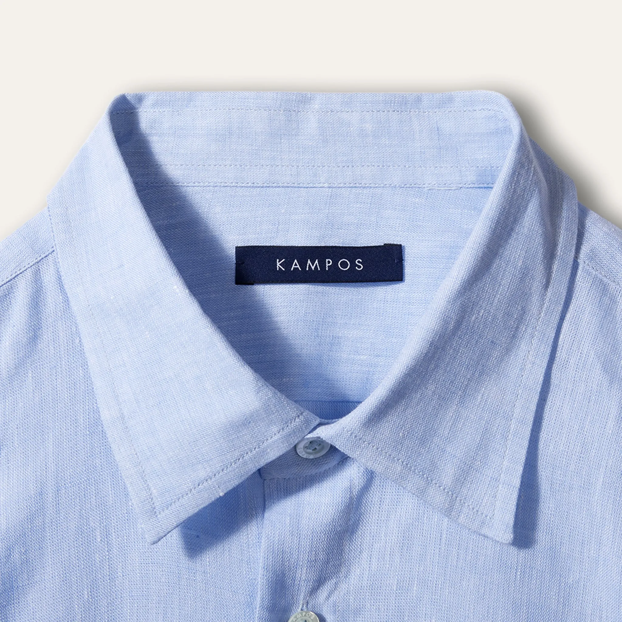 Classic Linen Shirt Light Blue