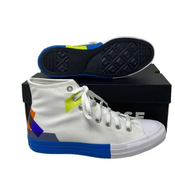 Converse Ctas High Top Shoe Skate For Men Canvas White Multi Sneakers 173184F
