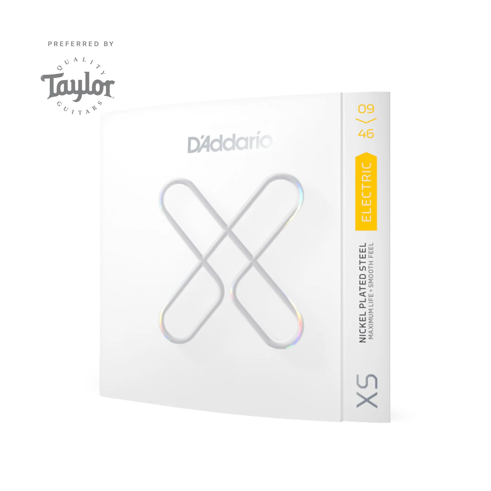 D'Addario XSE0946 Nickel-plated Steel Coated Electric Guitar Strings, Super Light Top, 9-46