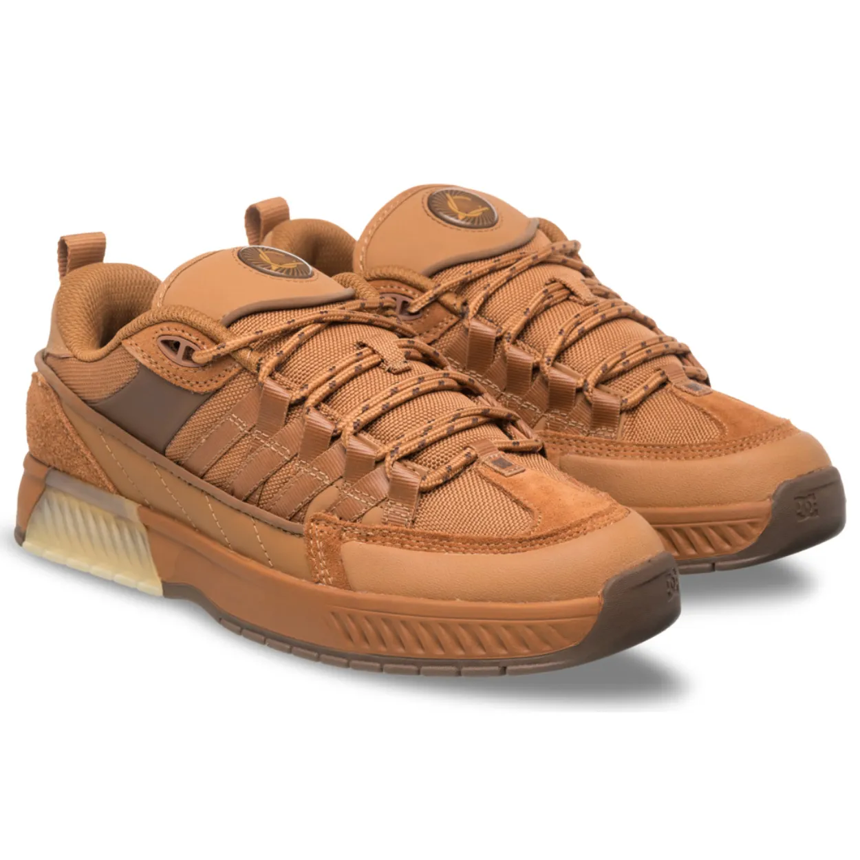 DC Lucien Skate Shoes | Brown & Tan