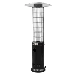 Dellonda Gas Patio Heater 13kW for Commercial & Domestic Use, Black