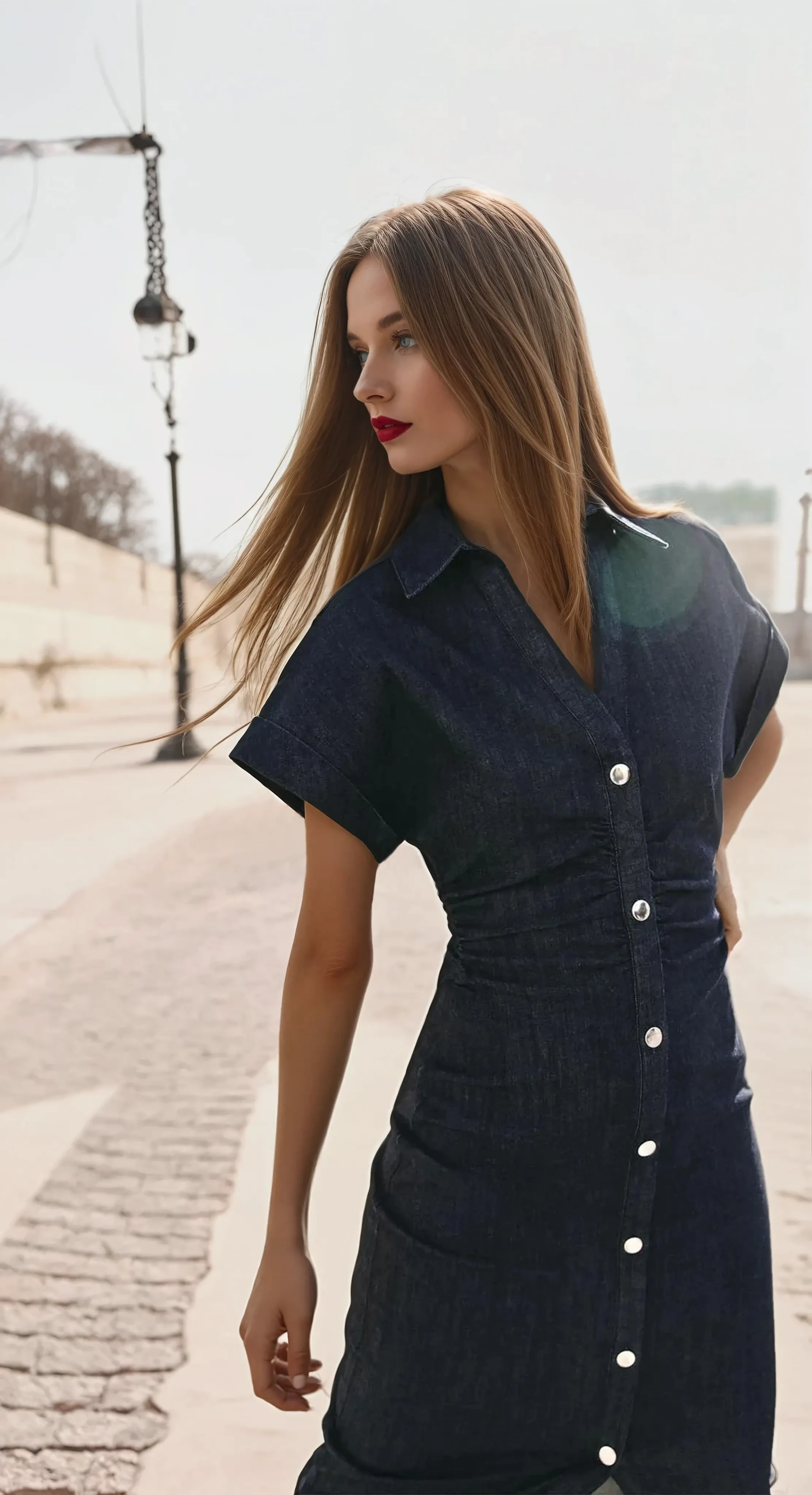 Denim Commute Dress