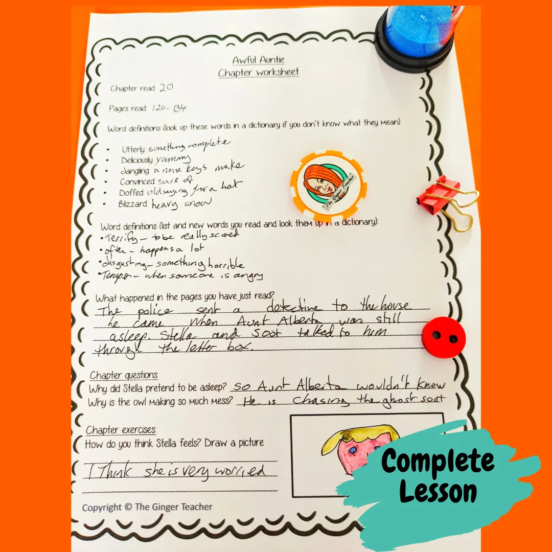 Dictionary Skills Lesson Awful Auntie