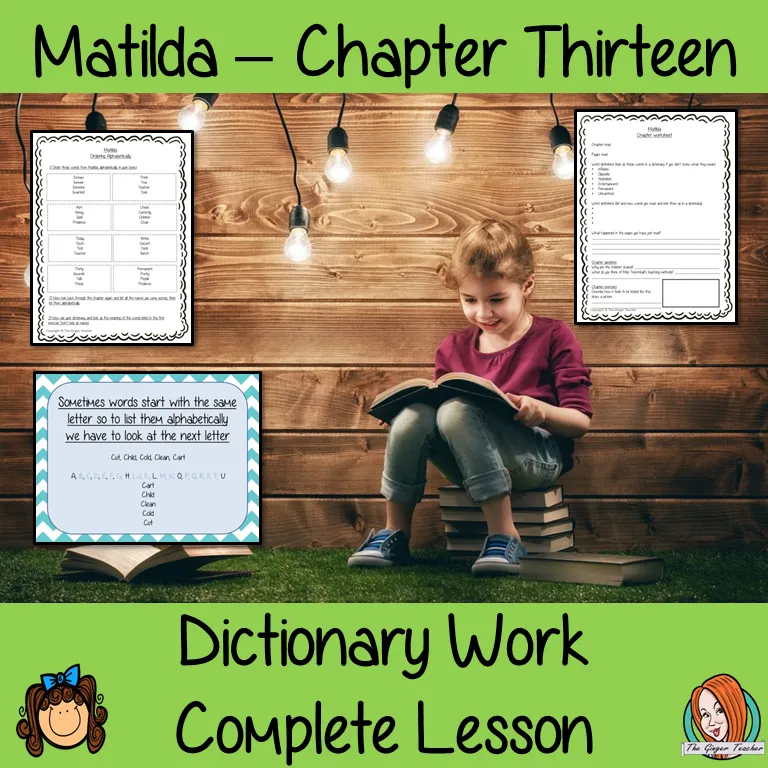 Dictionary Work Complete Lesson – Matilda