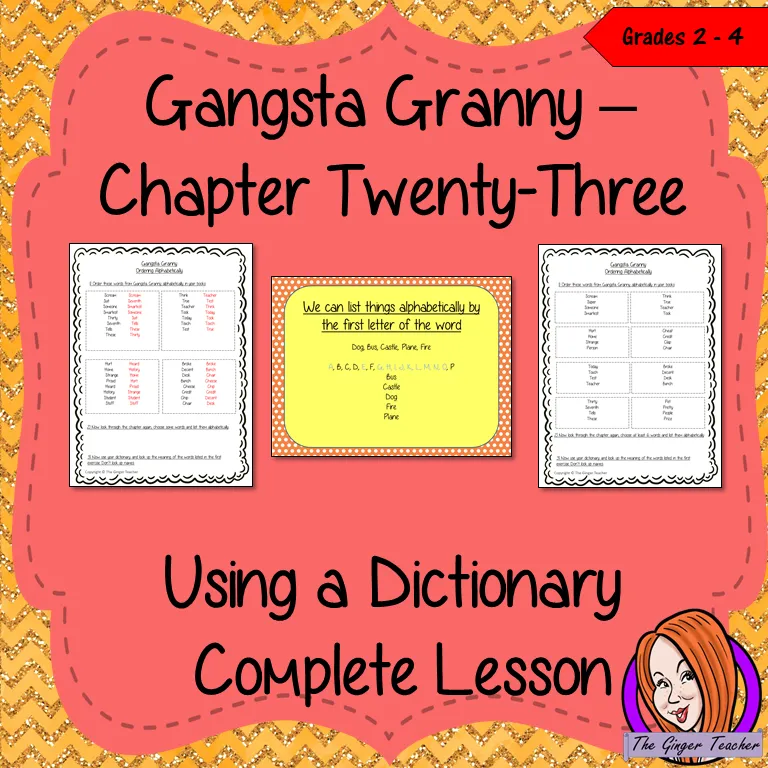 Dictionary Work Lesson – Gangsta Granny