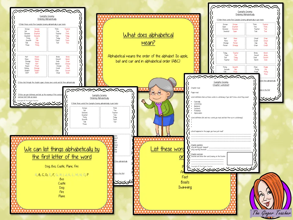 Dictionary Work Lesson – Gangsta Granny