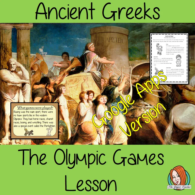 Distance Learning Ancient Greek Olympic Games Complete Google Apps Lesson