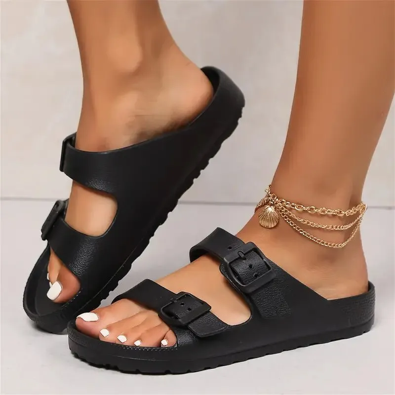 Double Strap Slides – Lightweight Comfort – Everyday Casual