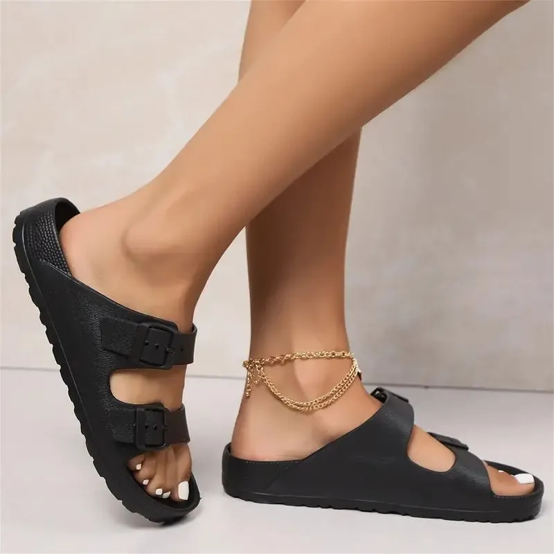 Double Strap Slides – Lightweight Comfort – Everyday Casual