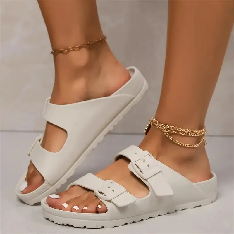 Double Strap Slides – Lightweight Comfort – Everyday Casual