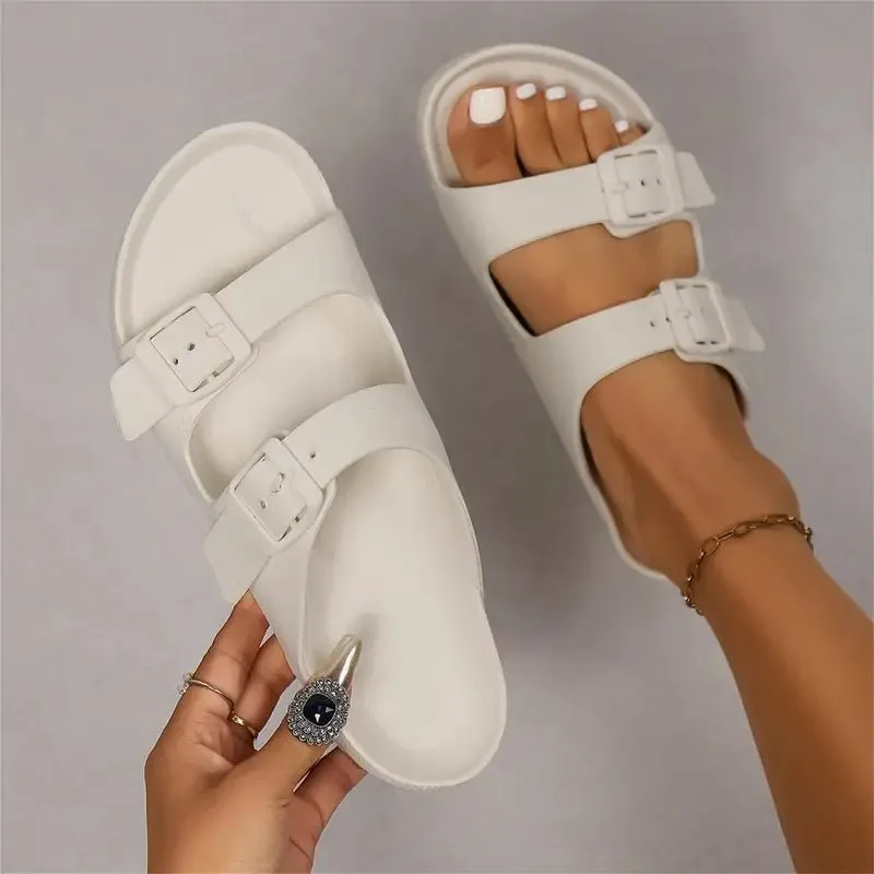 Double Strap Slides – Lightweight Comfort – Everyday Casual