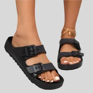 Double Strap Slides – Lightweight Comfort – Everyday Casual