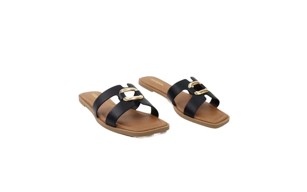 Effortless Sandals -Black